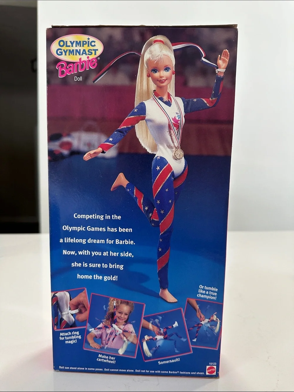 NIB Olympic Gymnast Barbie 1996 Atlanta Games